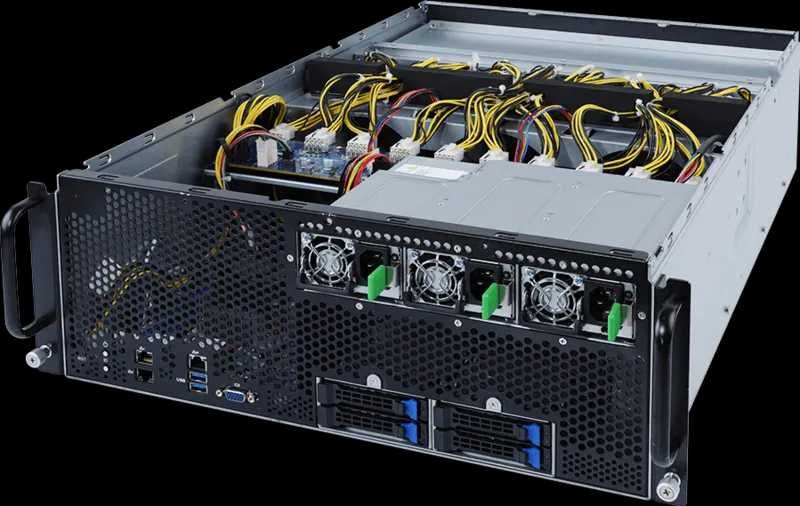 Gigabyte G431-MM0 AMD EPYC 3151 16GB DDR4 10X GPU SFF 4U Rack Server