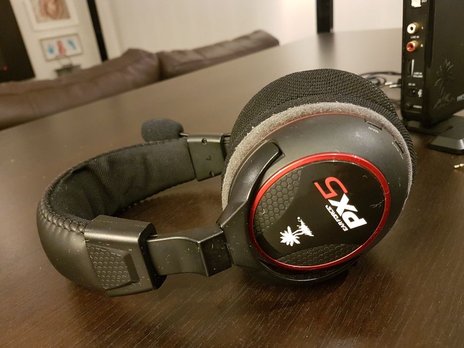 PX5 TurtleBeach em bom estado, transmitter não funciona