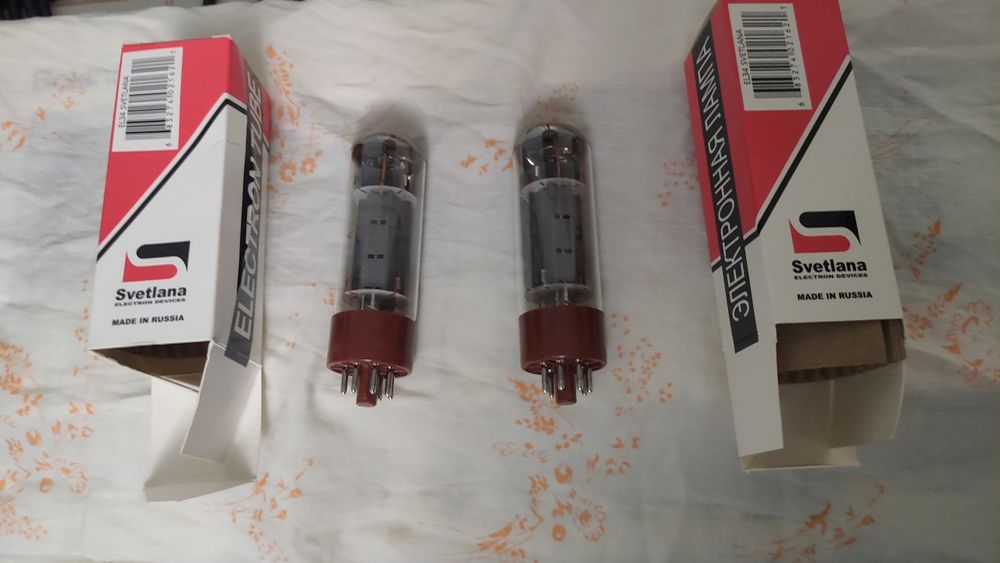Лампи EL34 Svetlana електронні вакуумні Лампы электронные радиолампы