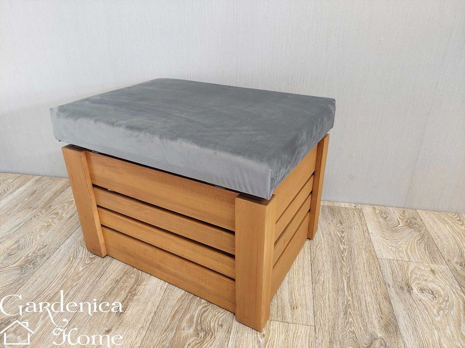 Pufa skrzynia kufer schowek siedzisko ławka przedpokój otwierana