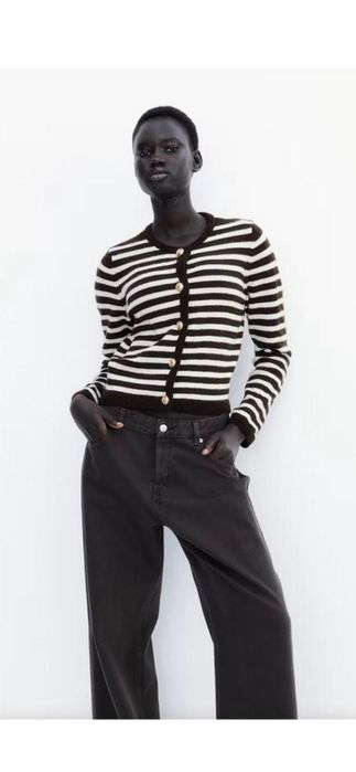 Кардиган у смужку h&m