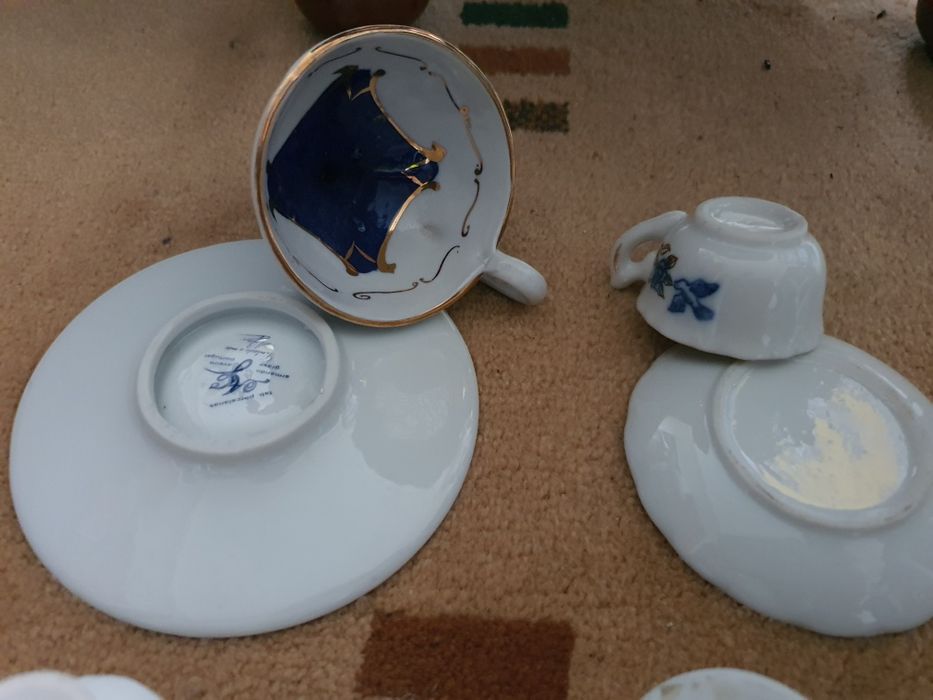 Chávenas Vintage Pintadas a Mão