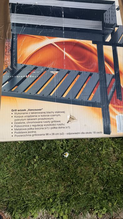 Grill węglowy /nowy