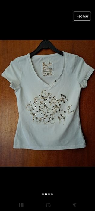 Camisola com brilhantes