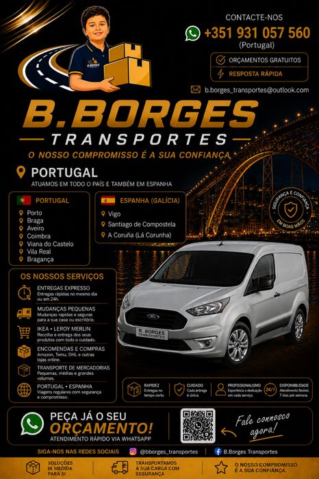 Fretes e pequenas mudanças