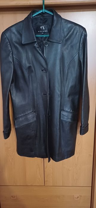 Пальто осінні,Кожаний піджак натуральна шкіра,Пальто  драпові