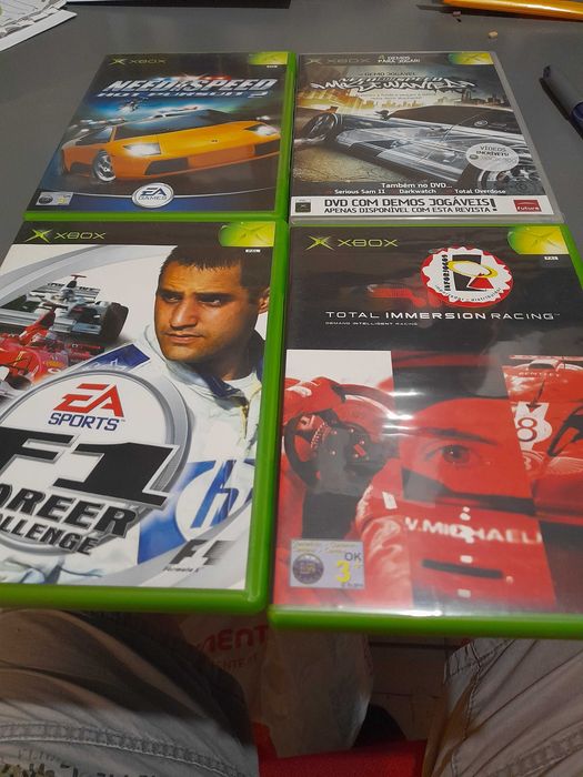 Jogos X-Box Clássica originais usados como novos. Compra mínima de 2 jogos