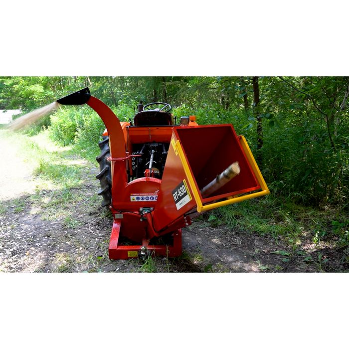 Rębak RT-630 do traktora z obrotowym kominem 360 stopni