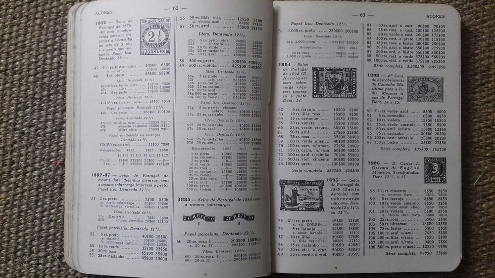 Catalogo de selos de 1960