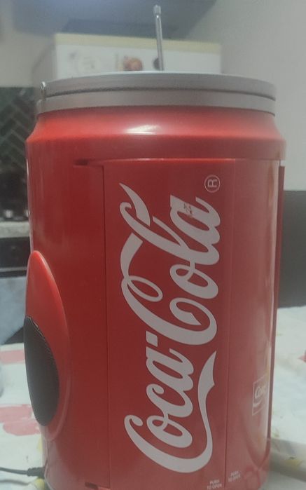 lata de Coca-Cola radio cassetes