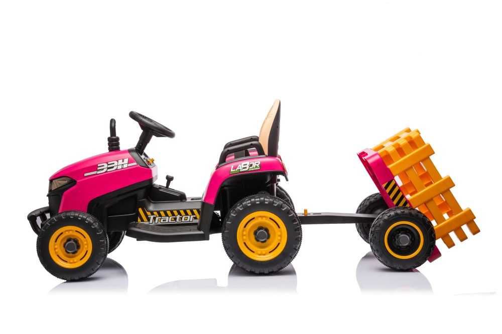 Traktor Ciągnik na Akumulator BBH-030 z przyczepką Auto Pojazd