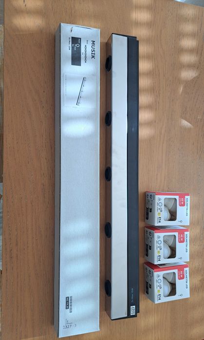 candeeiro MUSIK * 6 lâmpadas. tudo NOVO