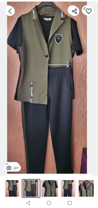 Костюм Турция женский спортивный 3йка штаны футболка жилетка -XL Binka Turkey