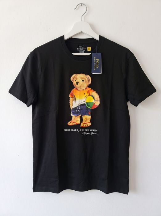 NOWY Polo Ralph Lauren Tshirt męski koszulka męska z misiem