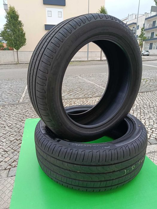 Pneus Pirelli Cinturato P7 RunFlat 245/45/18, completamente novos (rodaram 1.500Km)