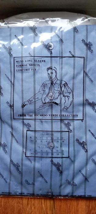 Camisa Manga Comprida Ricardo Verdi Nova 41