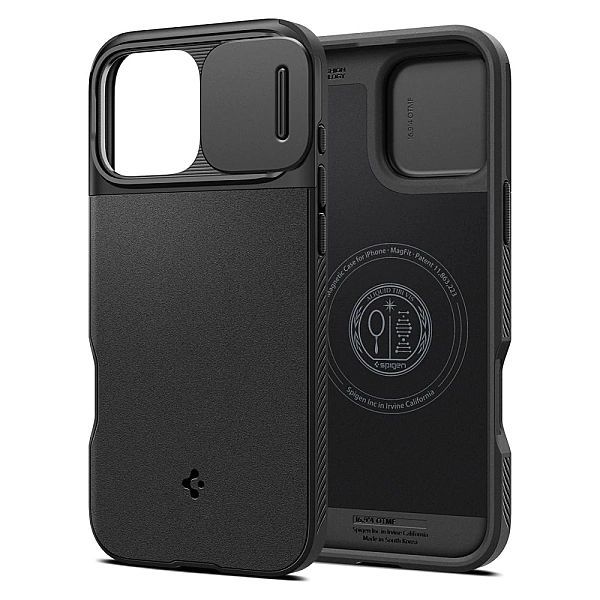 Spigen Optik Armor Mag Magsafe Iphone 16 Pro Black