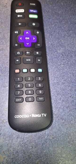 Pilot RC-NWIR do TV Coocaa Roku TV model 43R5G, nowy,.