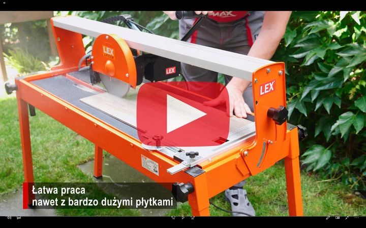 Przecinarka Do Plytek Fliz Glazury Paneli Gresu Piła Stołowa Mokro Sto