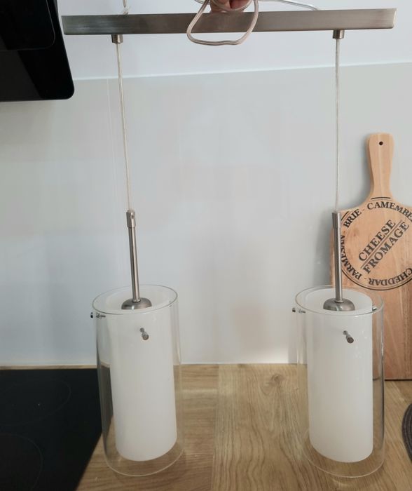 Lampa wisząca szklana nowoczesna
