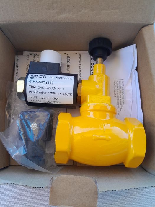 Eletrovalvula de Gás 1'12 Vdc