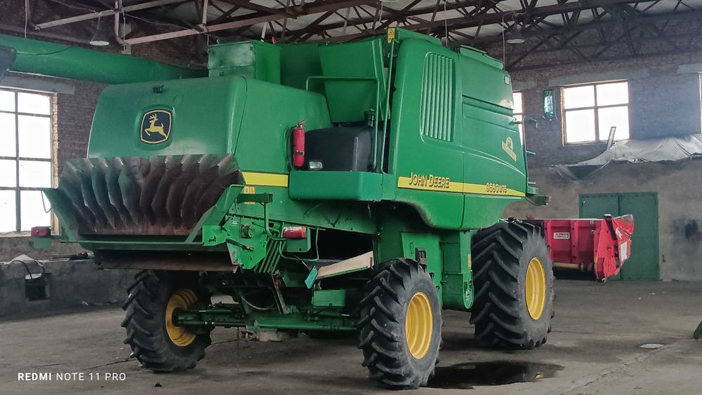 Надам послуги комбайна по збору врожаю зернових JOHN DEERE 9680 wts hillmaster I l
