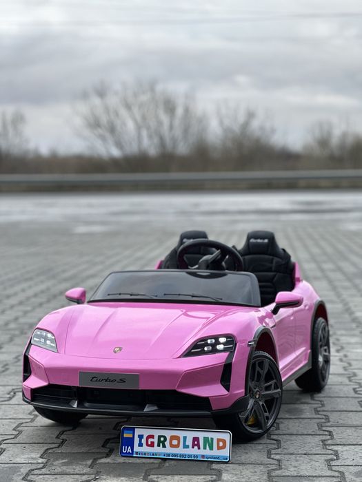 Електромобіль для дітей Porsche Taycan Turbo S Авто на акумуляторі