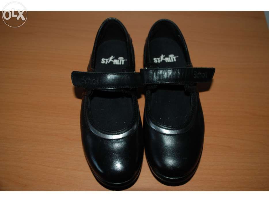 NOVAS Sabrinas/Sapatilhas starlit de couro Dr Scholl