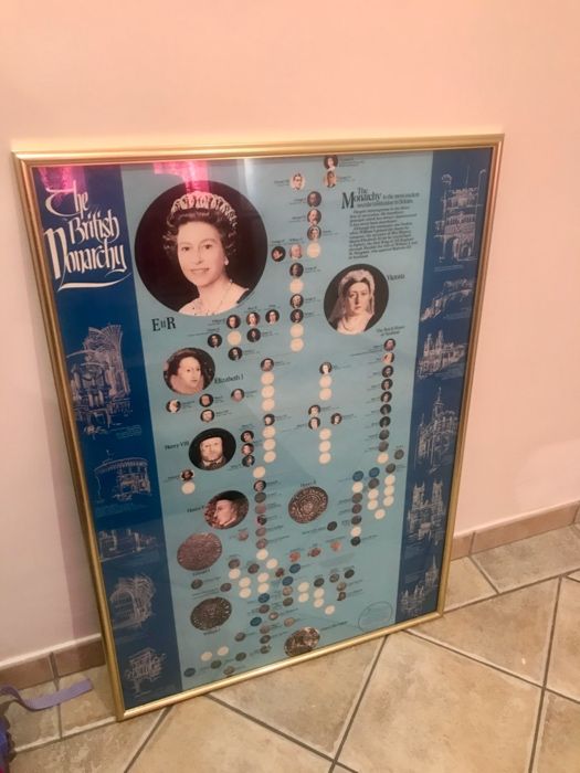 Quadro Isabel II - British Monarchy