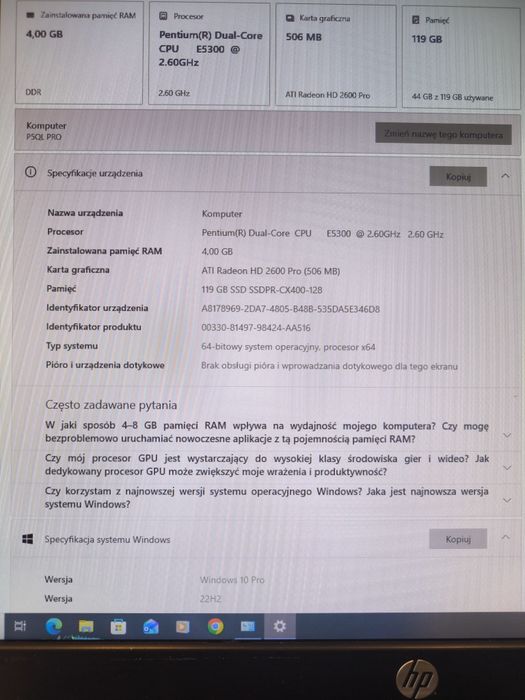 Komputer stacjonarny Kraków