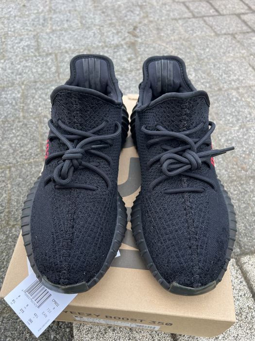Adidas Yeezy Boost 350 V2 Bred sneakersy niskie czarne kanye 43 1/3