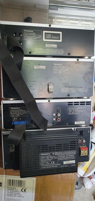 Wieża Technics bez głośników Zamiana za mocny wzmacniacz.