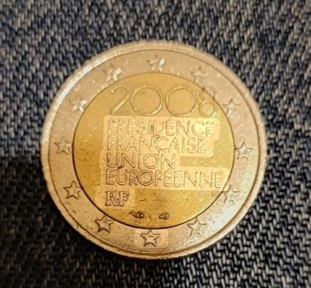 Moeda 2€, França 2008