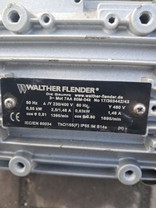 Okazja motoreduktor 0.55kw 181obr