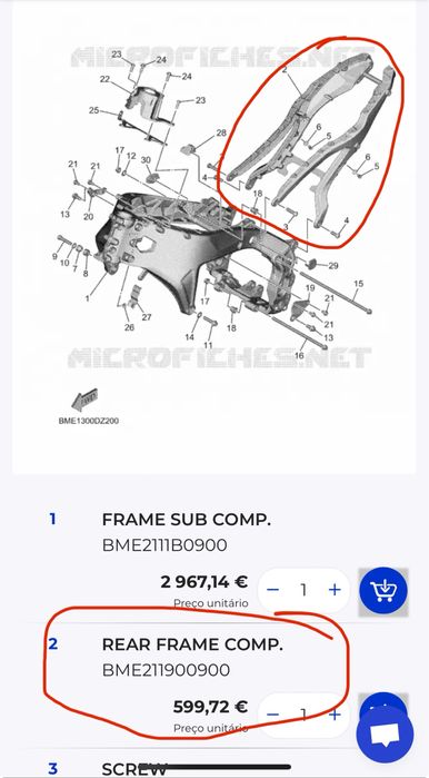 Sub quadro MT09 2025