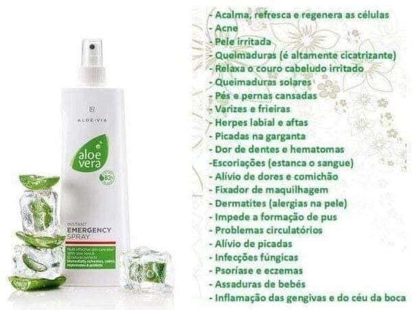 Spray de Emergência 400ml Aloe Vera
