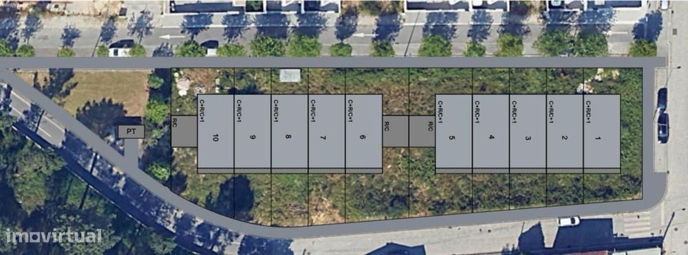 Lotes Moradias 2 e 3 Frentes, em Águas Santas, Prontos a Construir — Águas Santas, Porto