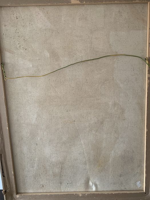 Pintura à mão a óleo sobre tela