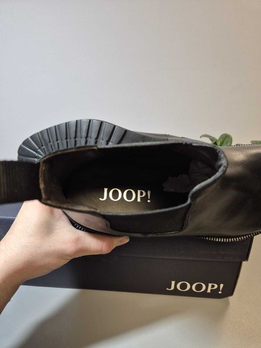 Skórzane sztyblety JOOP! Danilo Premium Leather 43 NOWE