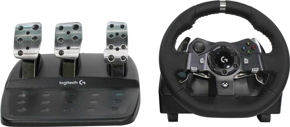 Ігровий комплект 3x: Logitech G920 Кермо + педалi + коробка передач