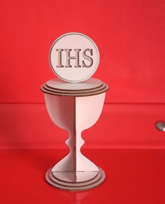 Tekturowy kielich 3D