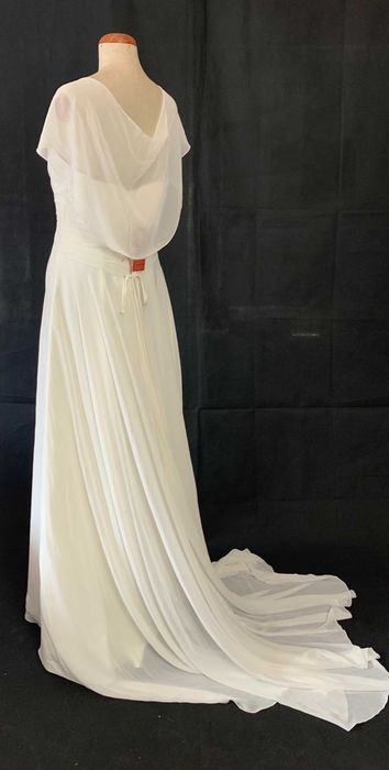 Wyprzedaż Outlet Nowa Suknia Ślubna Klasyczna 42 XL lekka szyfonowa