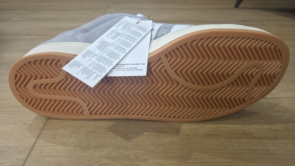 Nowe Adidasy Campus Szare Roz. 44 2/3