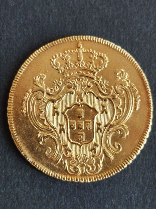 1783 - Peça (Rio) de D. Maria I e D Pedro III - Ouro