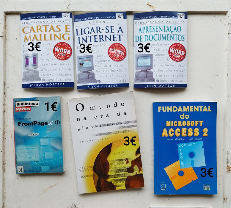Livros usados sobre diversos assuntos