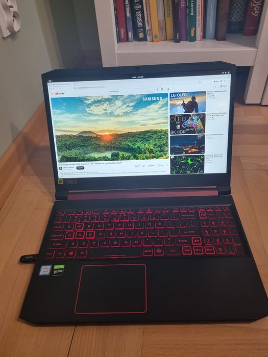 laptop acer nitro 5, 32gb ram, i5-9300h, 1660ti, 512gb nvme