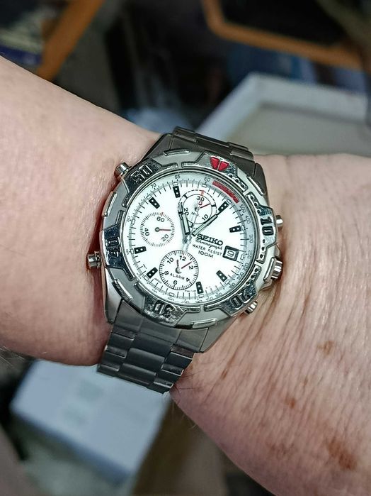 SEIKO Diver 7t32-7f69  1998 Alarm Chronograph