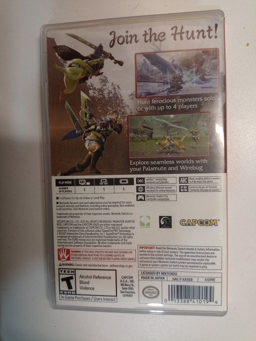 Monster Hunter Rise гра Nintendo switch