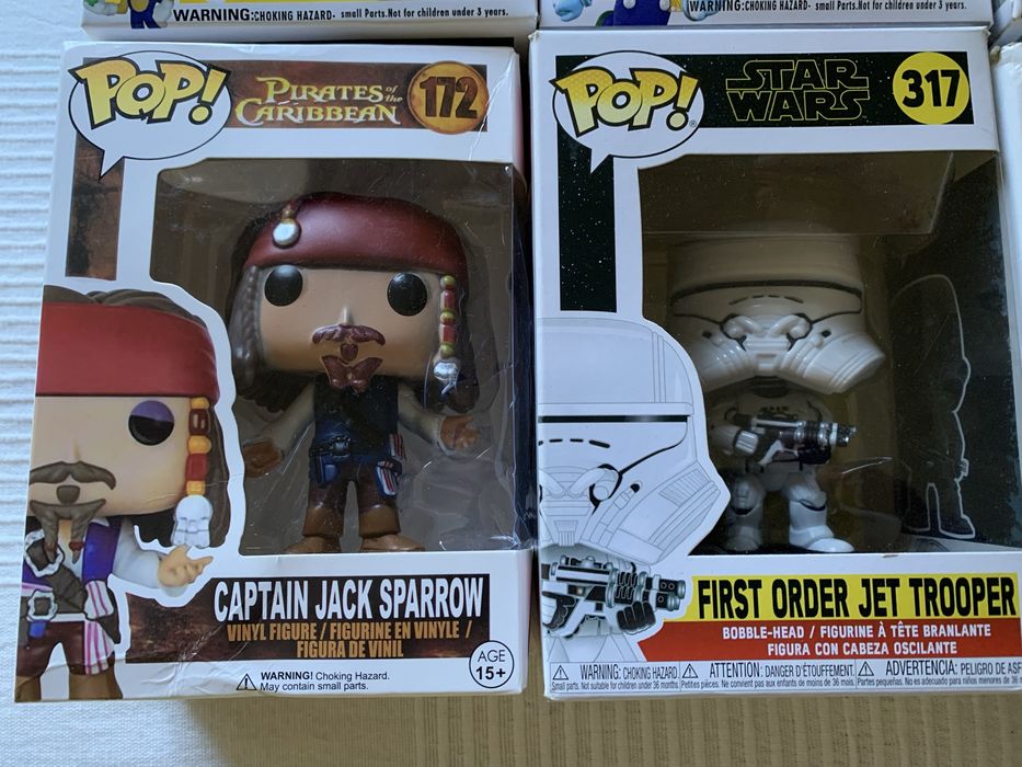 Funko Pop Vários como novos. Preço por cada um