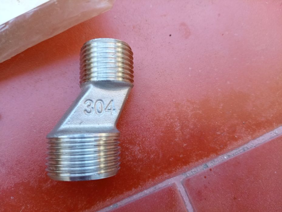 10 injetor (120 Original Bosch + conector redutor aço inoxidavel 304